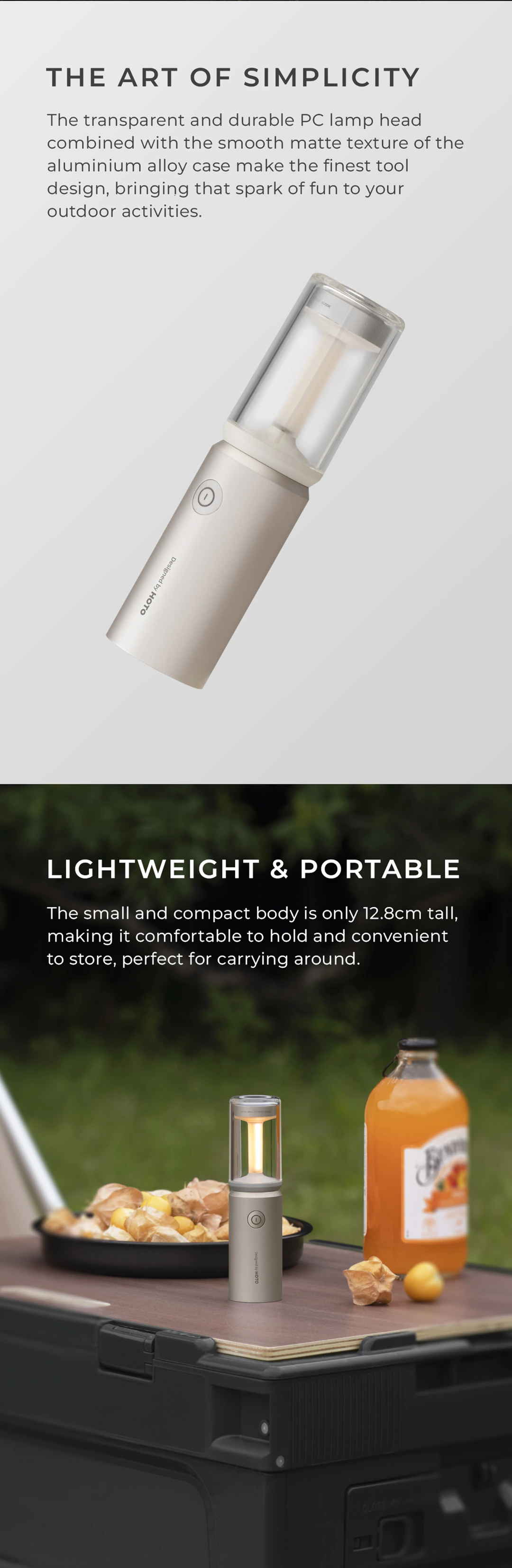 Cheap Goat Tents HOTO Camping Light Rechargeable Waterproof Flashlight Camping Lantern 3 Modes Mini Outdoor Hanging Camp Lamp Tent Lighting Torch   